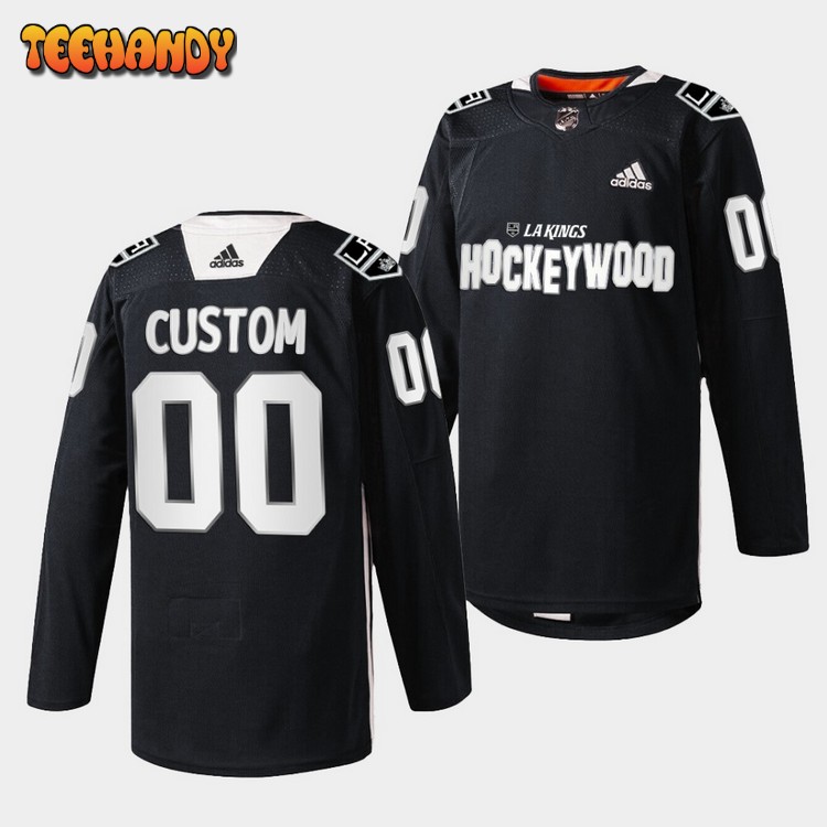 Los Angeles Kings Custom Hockey Wood Black Jersey