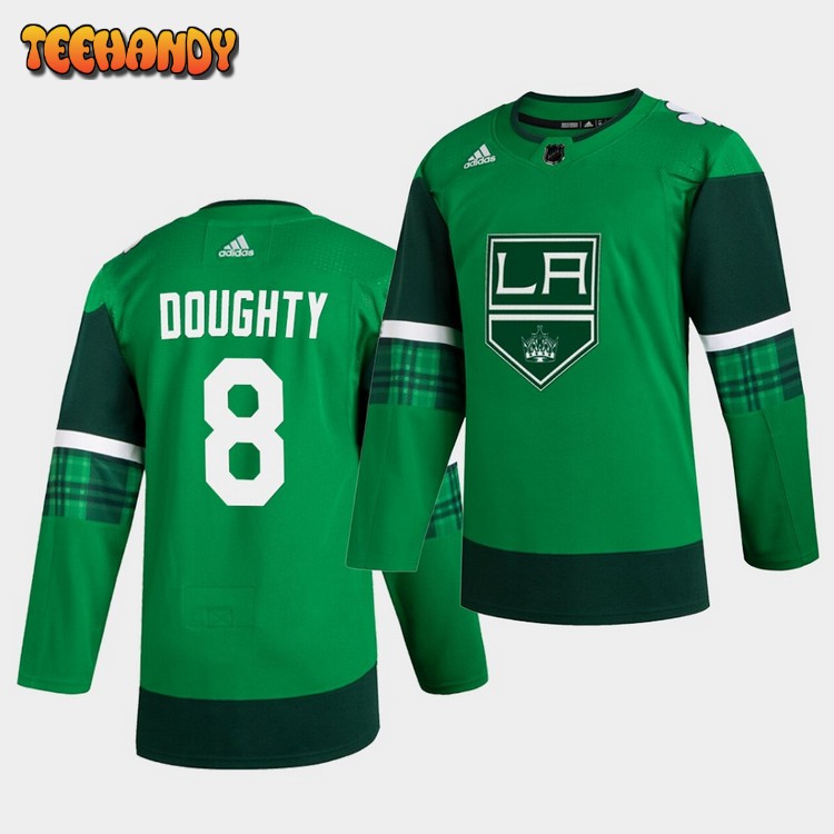 Los Angeles Kings Drew Doughty St. Patrick s Day Green Player Jersey