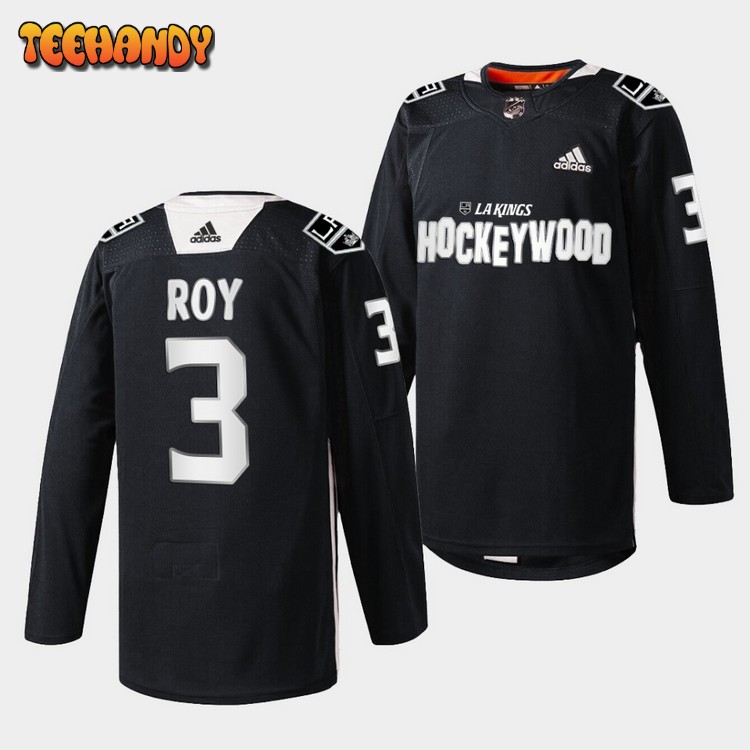 Los Angeles Kings Matt Roy Hockey Wood Black Jersey