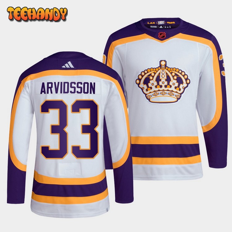 Los Angeles Kings Viktor Arvidsson Reverse White Jersey