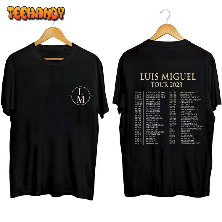 Luis Miguel Tour 2023 Shirt, Luis Miguel Fan T Shirt Sweatshirt