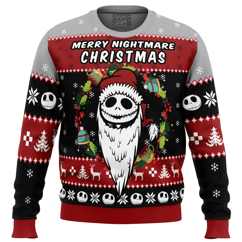 Merry Nightmare The Nightmare Before Christmas Ugly Sweater