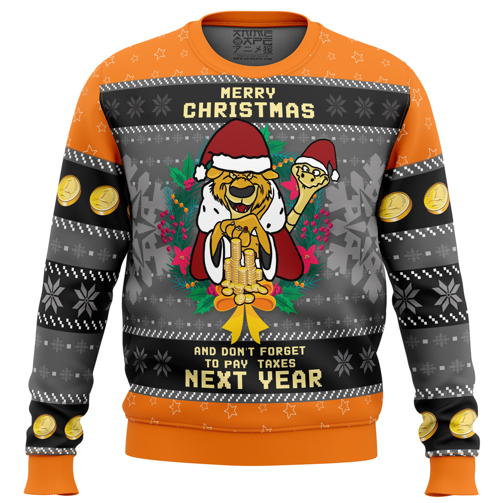 Merry Taxes Christmas Robin Hood Ugly Christmas Sweater