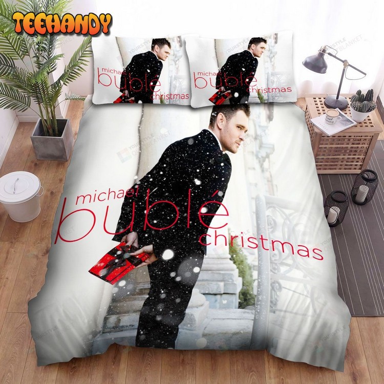 Michael Buble Christmas Album Cover Comforter Bedding Sets