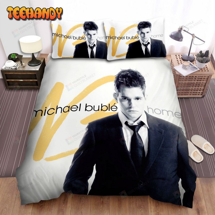 Michael Buble Home Album Cover Spread Comforter Bedding Sets