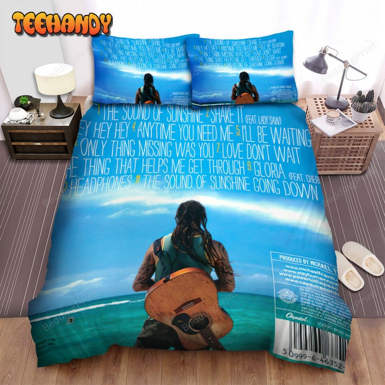 Michael Franti 11 Album With The Blue Background Bedding Sets