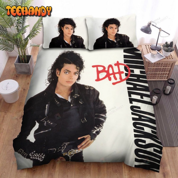 Michael Jackson Bad Album Cover Duvet Cover Bedding Sets