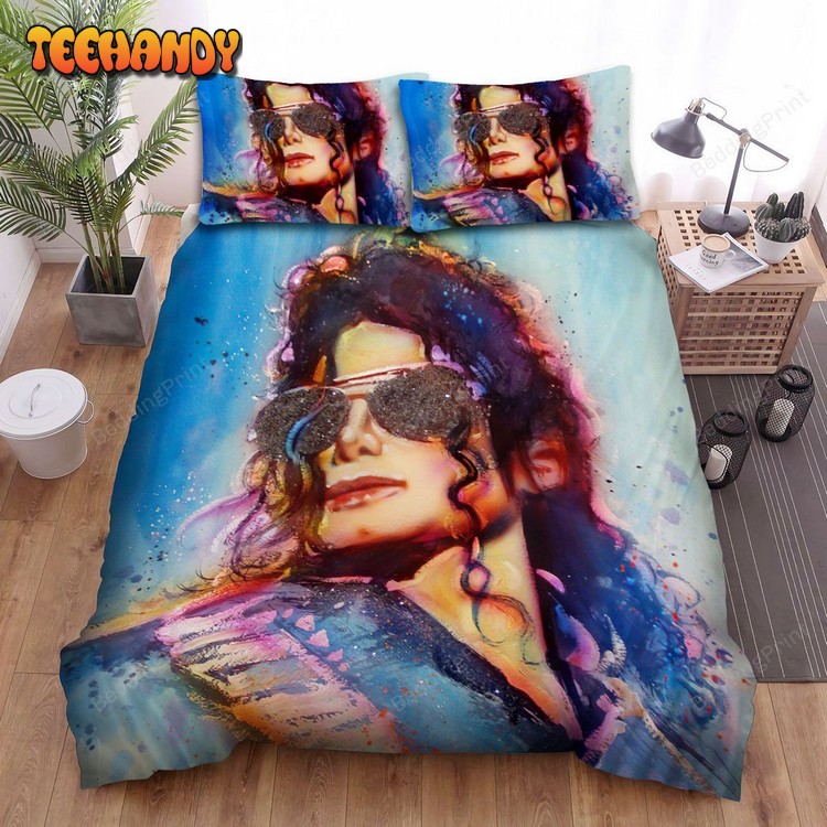 Michael Jackson On Stage Ink And Acrylic Painting Bedding Sets