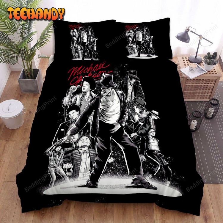 Michael Jackson The King Of Pop Through Times Bedding Sets