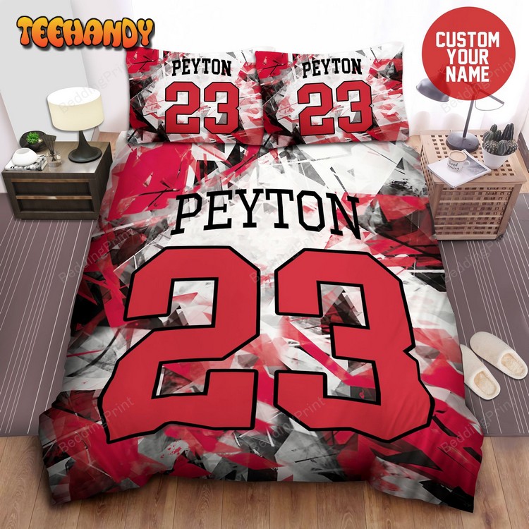 Michael Jordan Basketball Color Custom Name Bedding Set