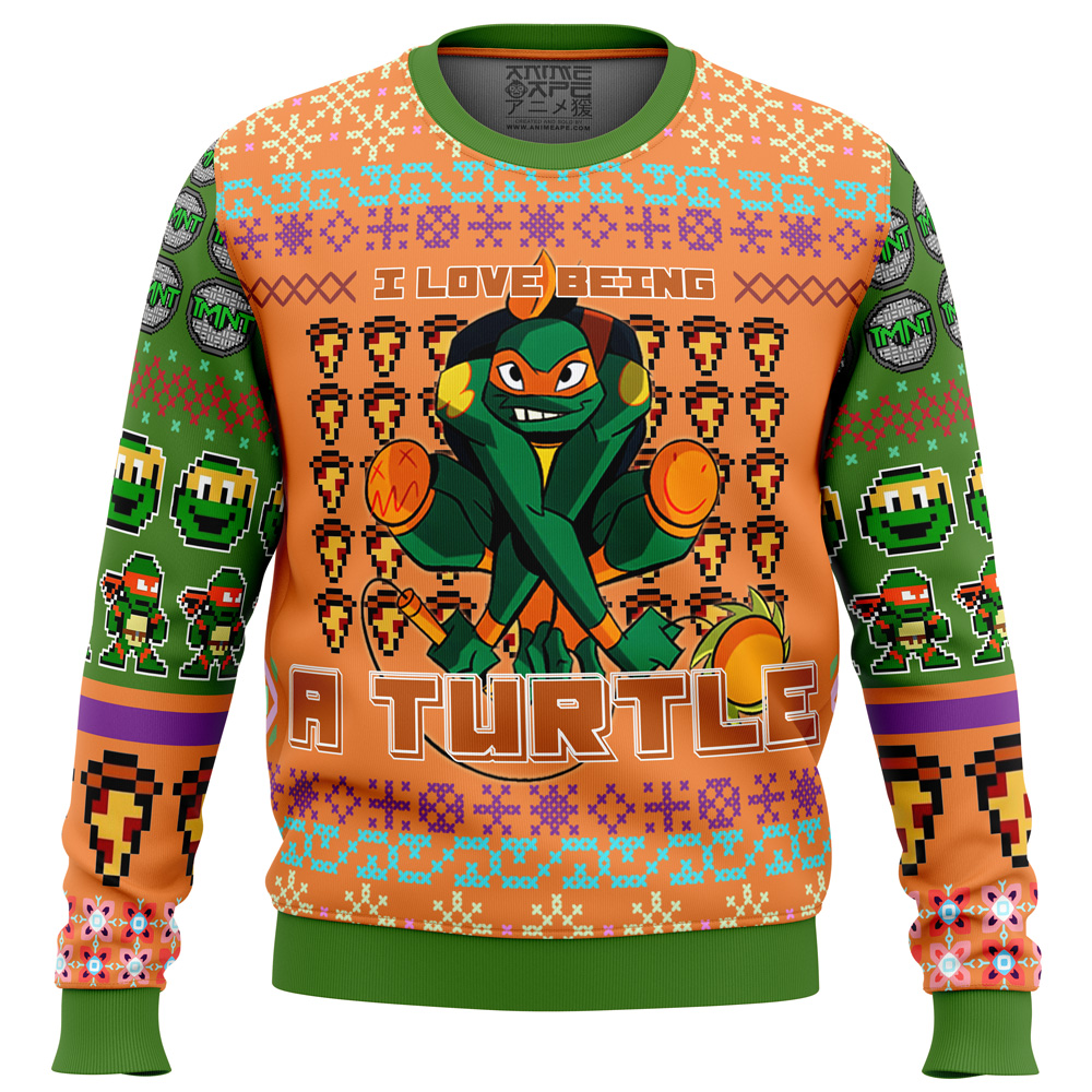 Michelangelo Rise of the Teenage Mutant Ninja Turtles Sweater