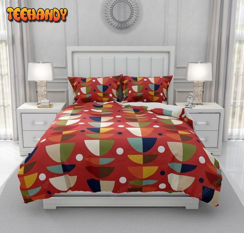 Mid Century Modern Art Bed Sheets Duvet Cover Bedding Sets