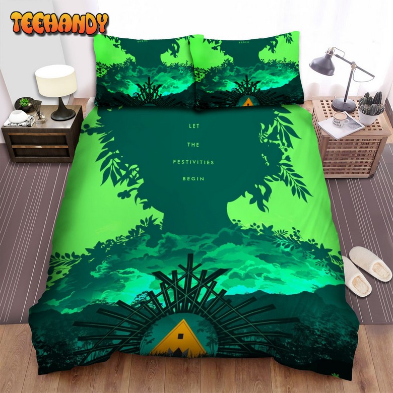 Midsommar Movie Green Photo Spread Comforter Bedding Sets