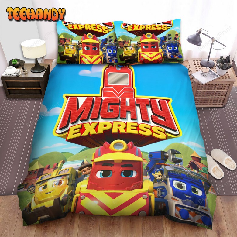 Mighty Express Group Poster Spread Duvet Cover Bedding Sets