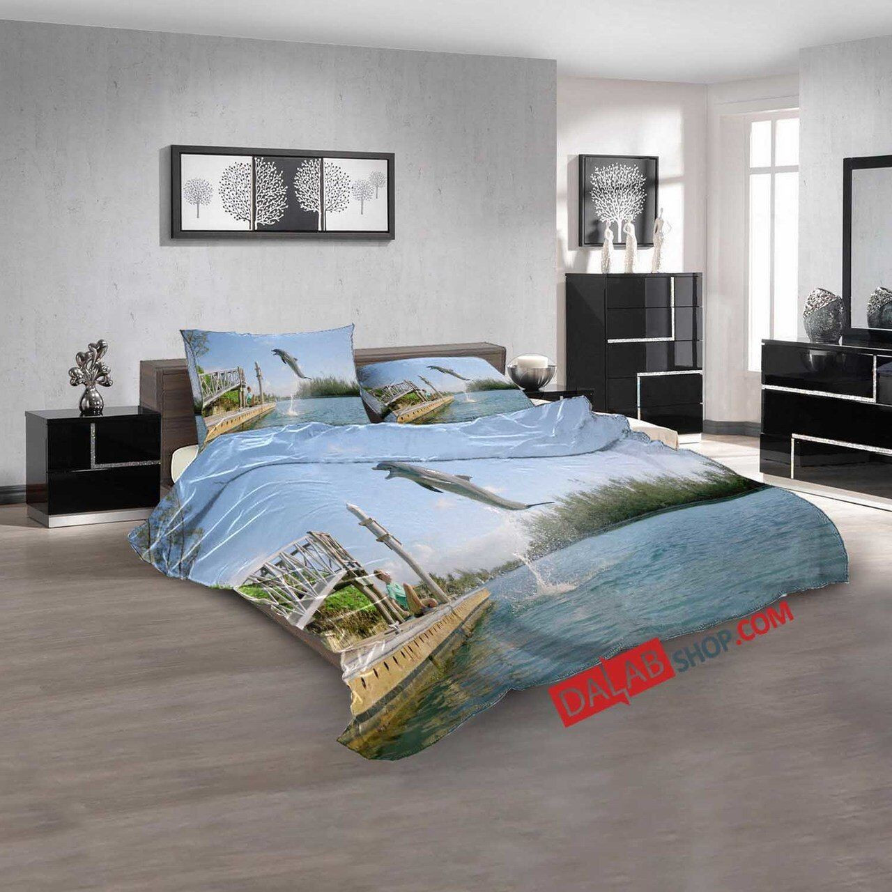 Movie Dolphin Kick N 3d Customized Bedroom Sets Bedding Sets