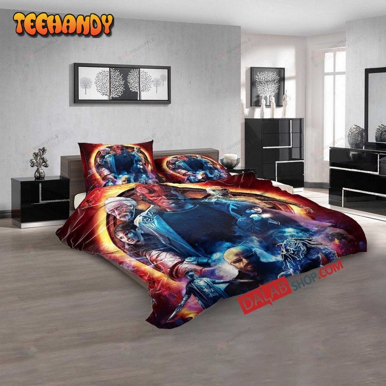 Movie Hellboy V 3d Customized Duvet Cover Bedding Sets