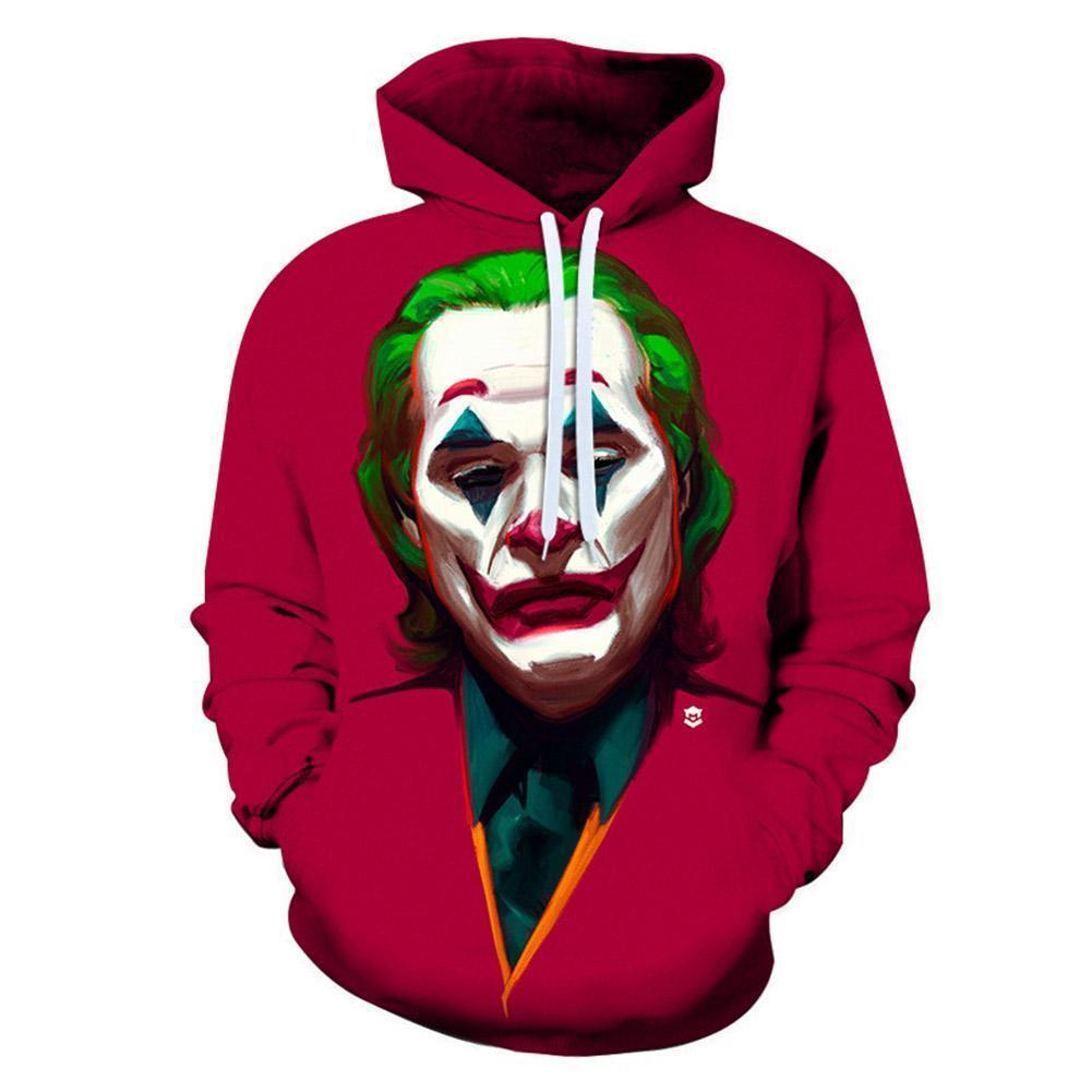 Joker printed hoodies hotsell