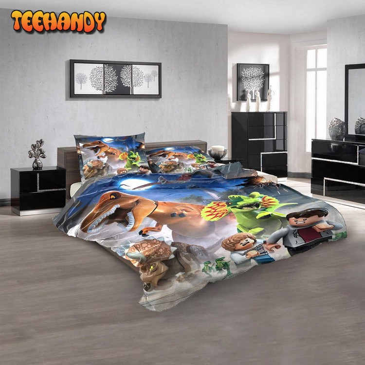 Movie Lego Jurassic World The Indominus Escape 3d Bedding Set