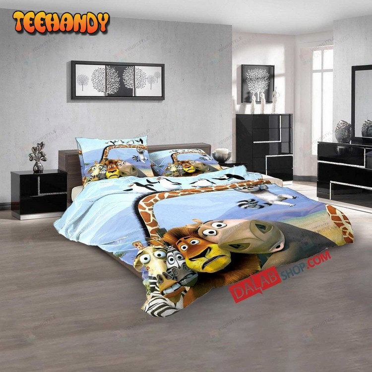 Movie Madagascar Escape 2 Africa D 3d Bedroom Sets Bedding Sets