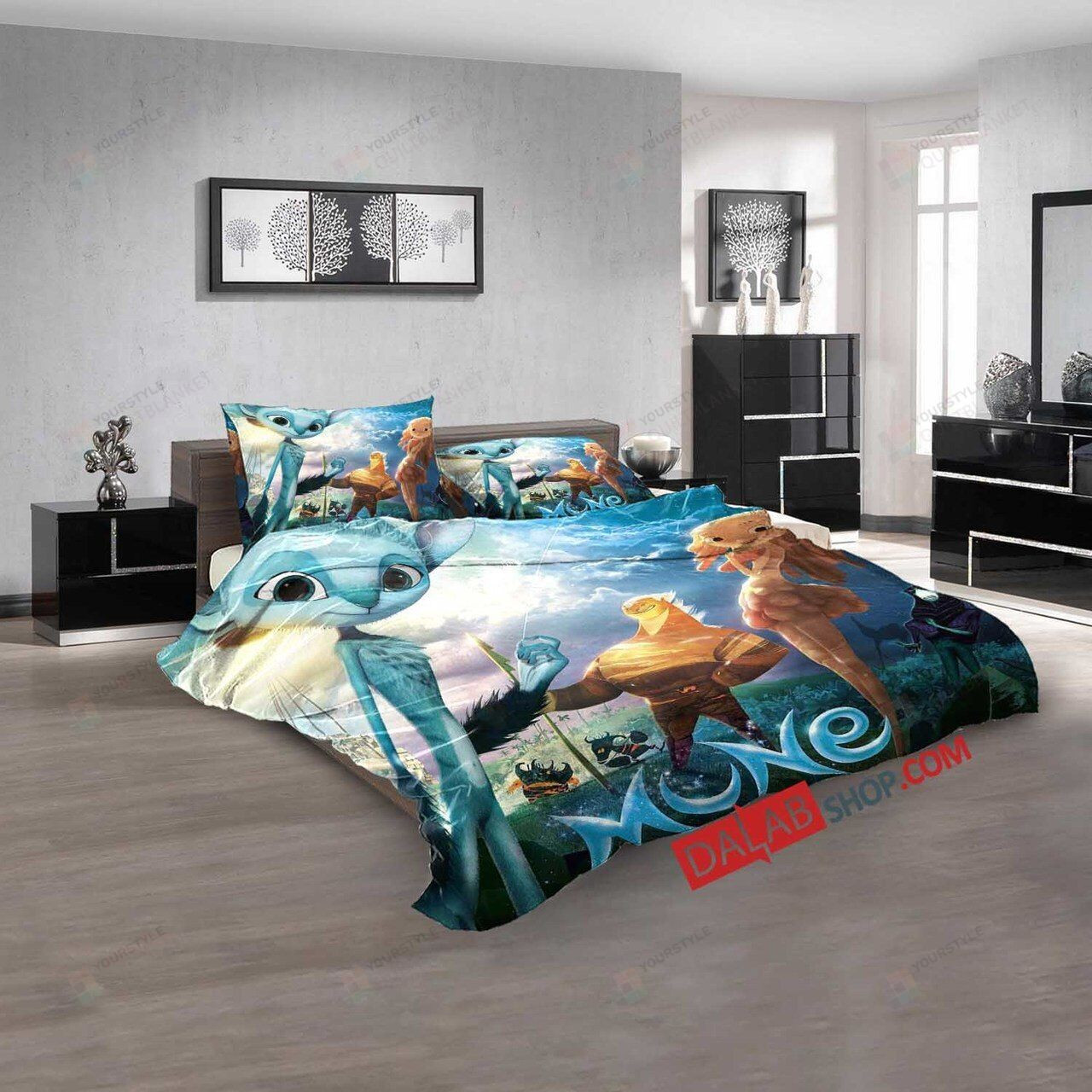 Movie Mune Guardian Of The Moon V 3d Bedroom Sets Bedding Sets