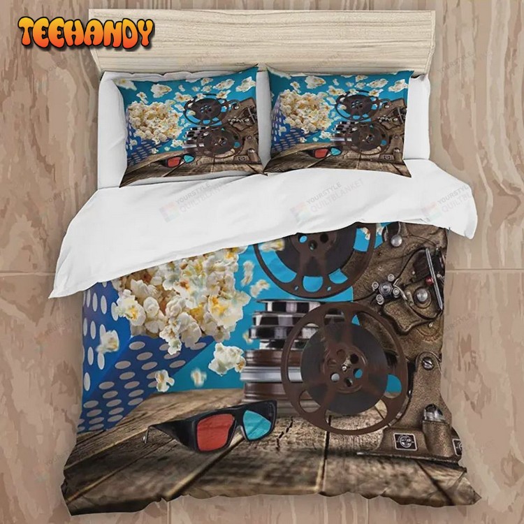 Movie Popcorn Bedding Set