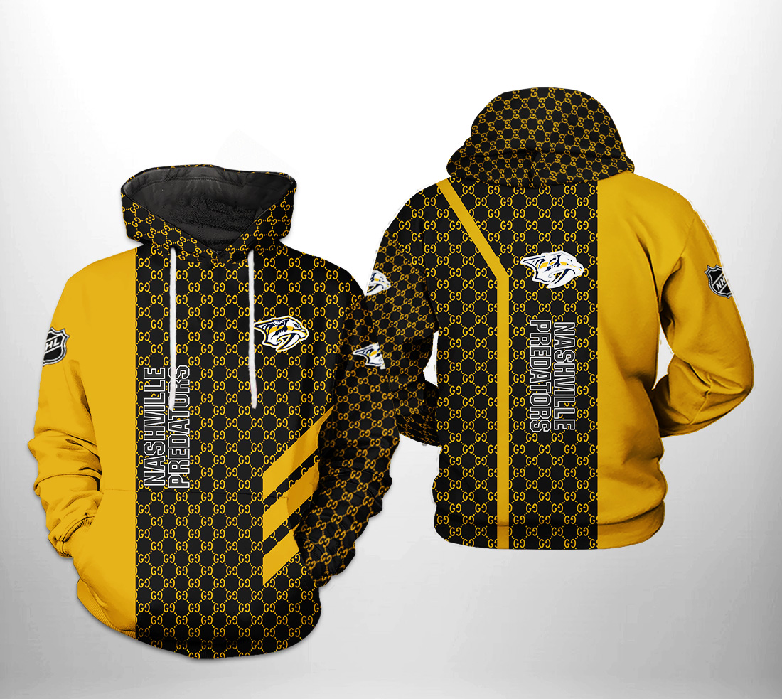 Nashville Predators NHL 3D Printed Hoodie Zipper Hoodie