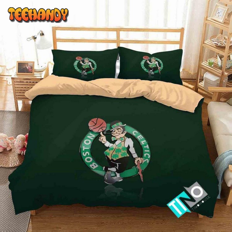 Nba Boston Celtics 1 Logo 3D Bedding Sets Bedroom Set Bedlinen V