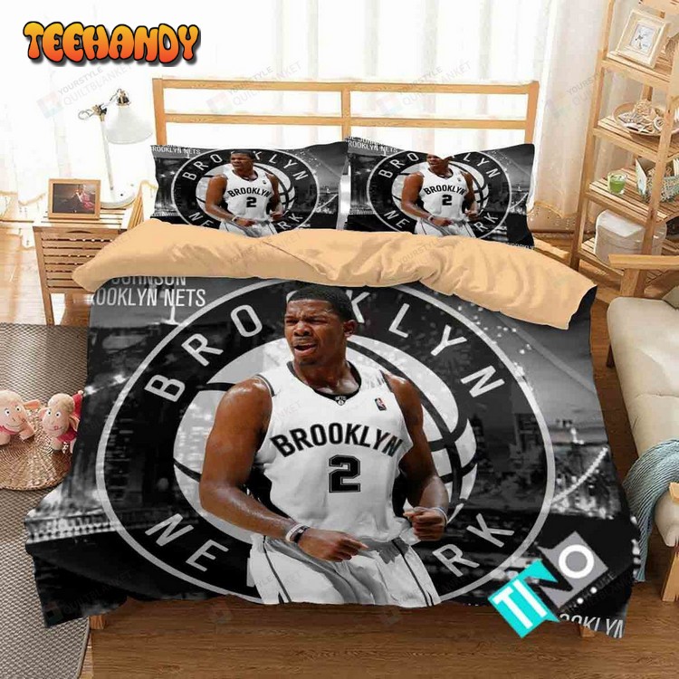 Nba Brooklyn Nets Player Logo Bedding Set