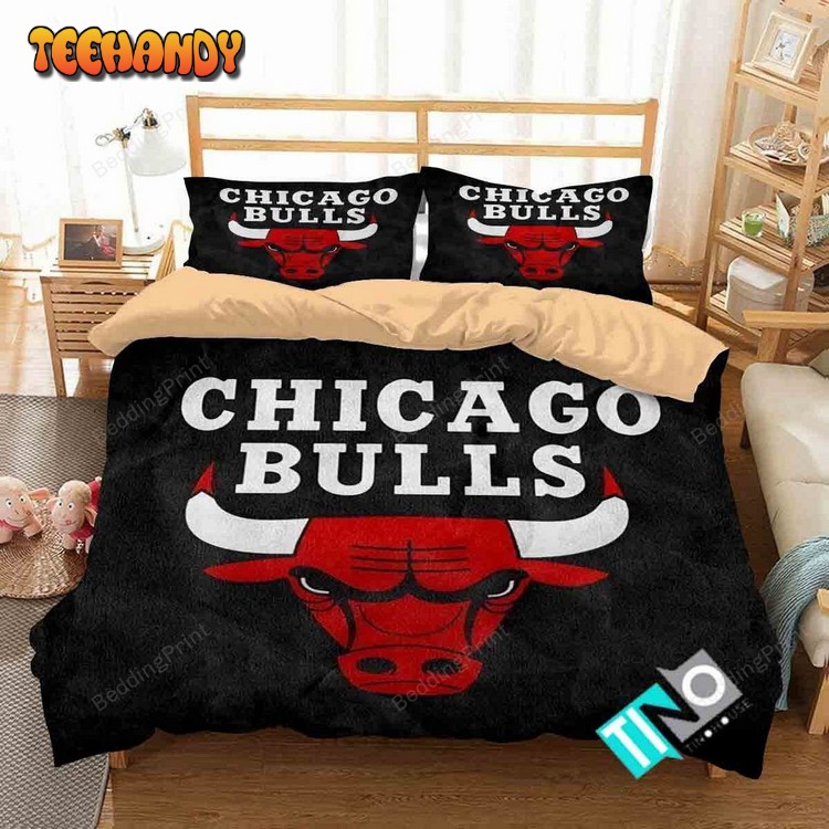 Nba Chicago Bulls 1 Logo 3d Duvet Cover Bedding Sets