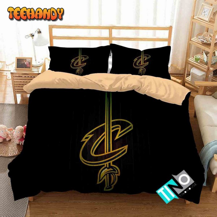 Nba Cleveland Cavaliers 1 Logo 3d Duvet Cover Bedding Sets N