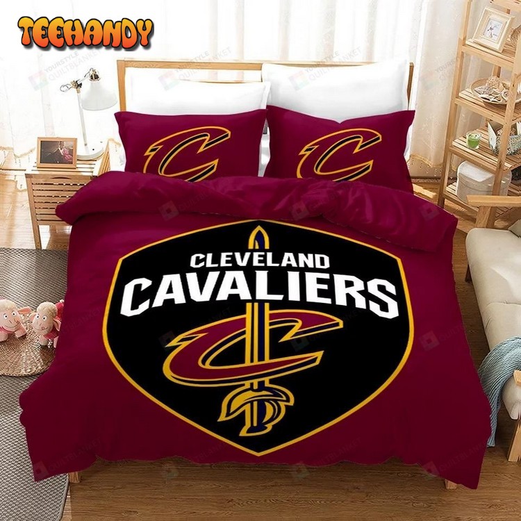 NBA Cleveland Cavaliers Basketball Logo Bedding Set