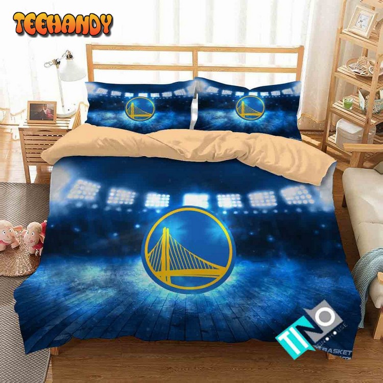 Nba Golden State Warriors 1 Logo 3d Duvet Cover Bedding Sets