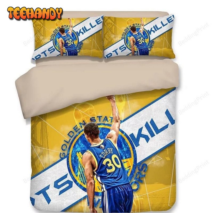 Nba Golden State Warriors Stephen Curry 30 Basketball Bedding Set