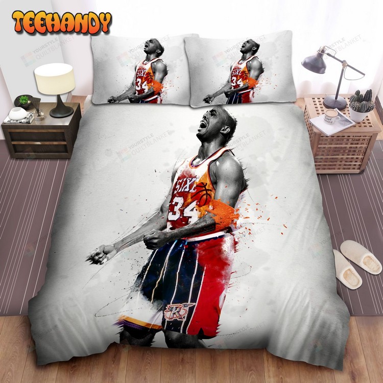 Nba Legend Charles Barkley Digital Art Spread Comforter Bedding Sets