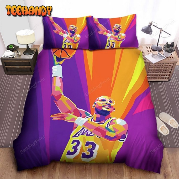 Nba Legend Kareem Abdul-Jabbar Dunking Wpap Artwork Bedding Sets