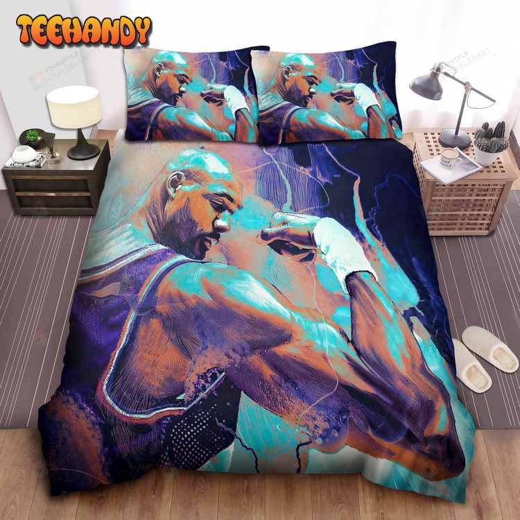 Nba Legend Karl Malone Painting Spread Comforter Bedding Sets