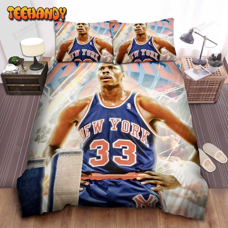 Nba Legend New York Knicks Patrick Ewing Comforter Bedding Sets