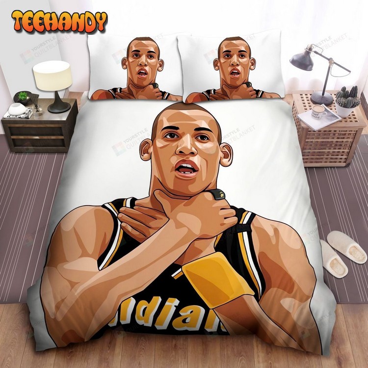 Nba Legend Reggie Miller Modern Art Portrait Bedding Sets