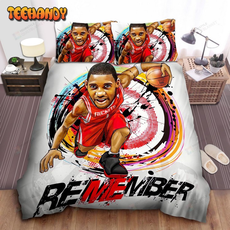 Nba Legend Tracy Mcgrady Remember Me Digital Art Bedding Sets