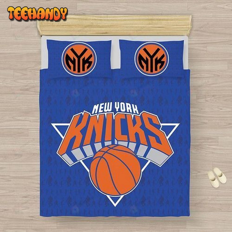 Nba New York Knicks 3d Duvet Cover Bedding Set