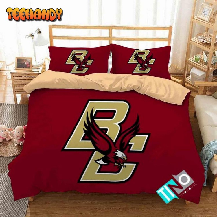 Ncaa Boston College Eagles 1 Logo N 3d Duvet Cover Bedding Sets