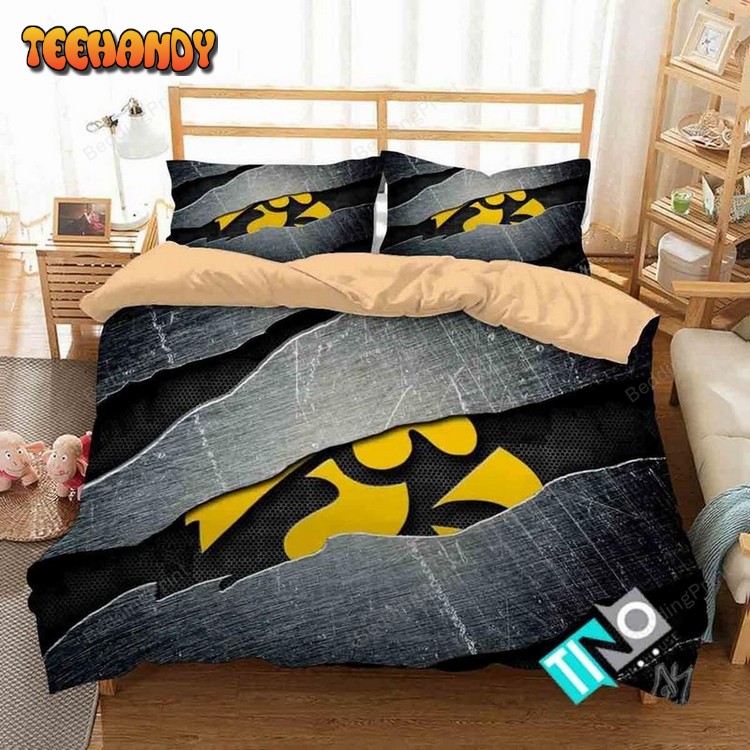 Ncaa Iowa Hawkeyes 1 Logo N 3d Duvet Cover Bedding Sets