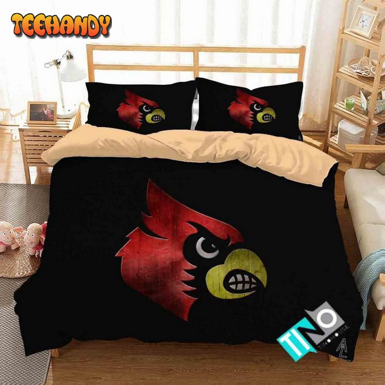 NCAA Louisville Cardinals 1 Logo N 3D Personalized Bedding Sets