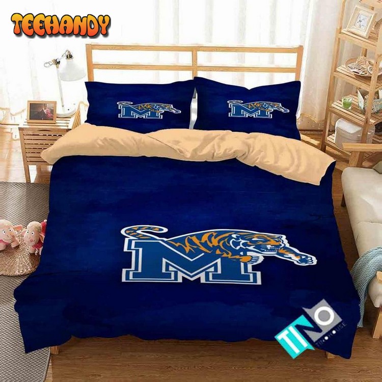 NCAA Memphis Tigers 1 Logo D 3D Customized Bedding Sets