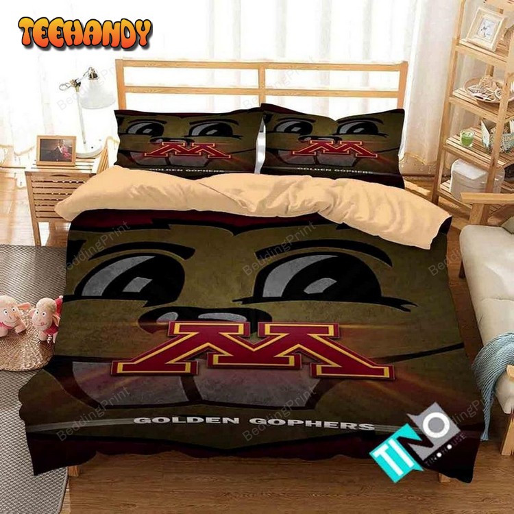 Ncaa Minnesota Golden Gophers 1 Logo Customize Bedding Set