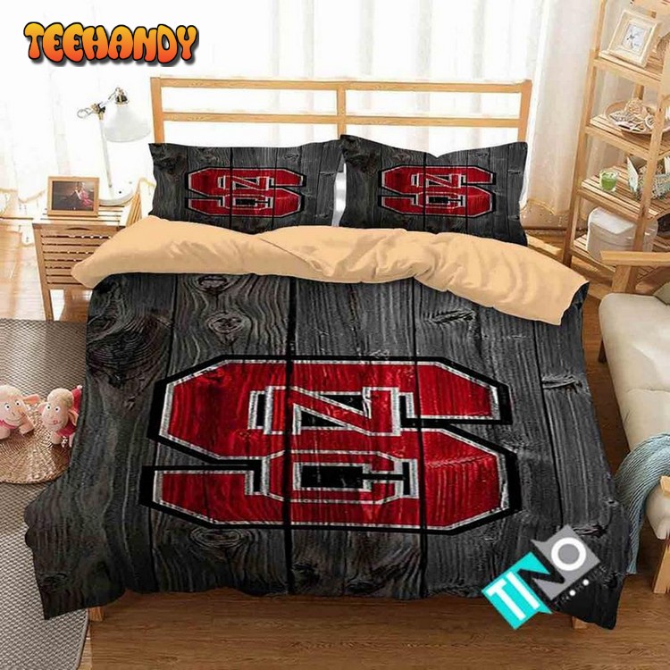 Ncaa Nc State Wolfpack 3 Logo D 3D Personalized Bedding Sets