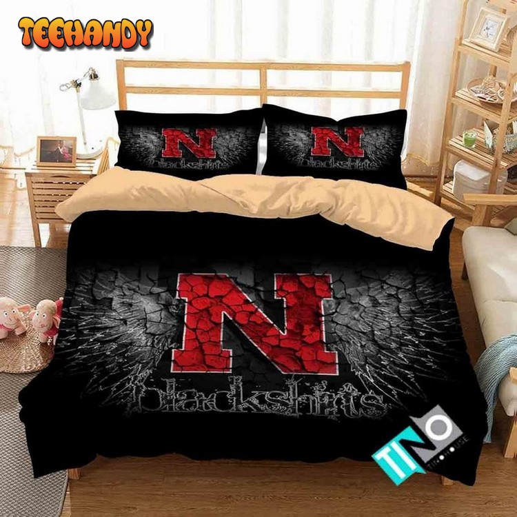 Ncaa Nebraska Cornhuskers Logo 3d Printed Bedding Set