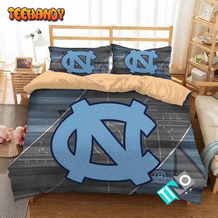 Ncaa North Carolina Tar Heels 2 Logo N 3d Bedding Sets