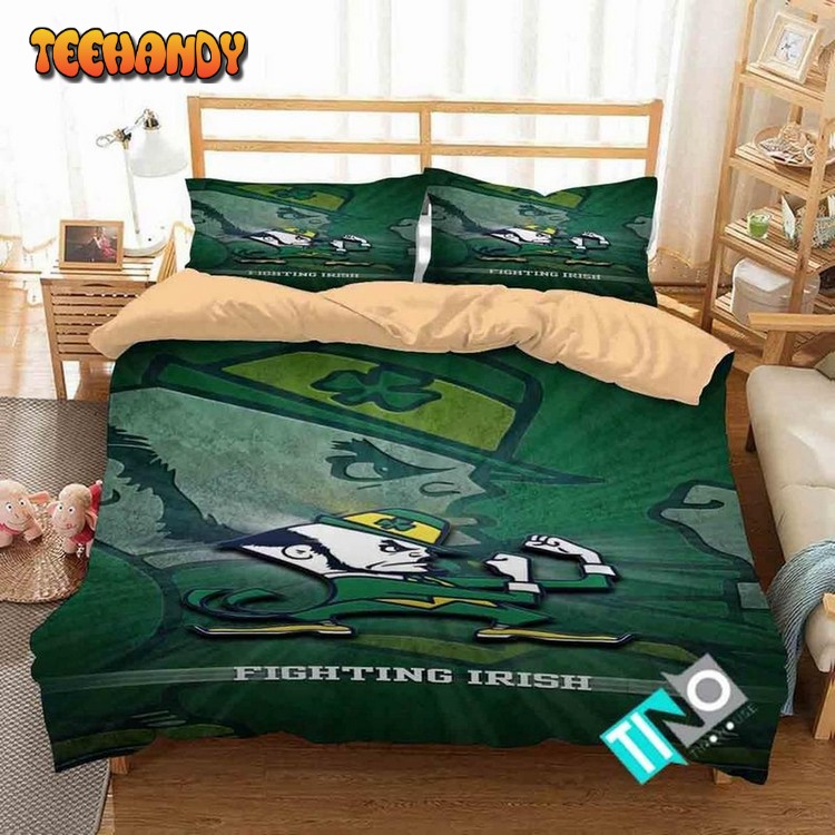 Ncaa Notre Dame Fighting Irish 1 Logo D 3d Bedding Sets