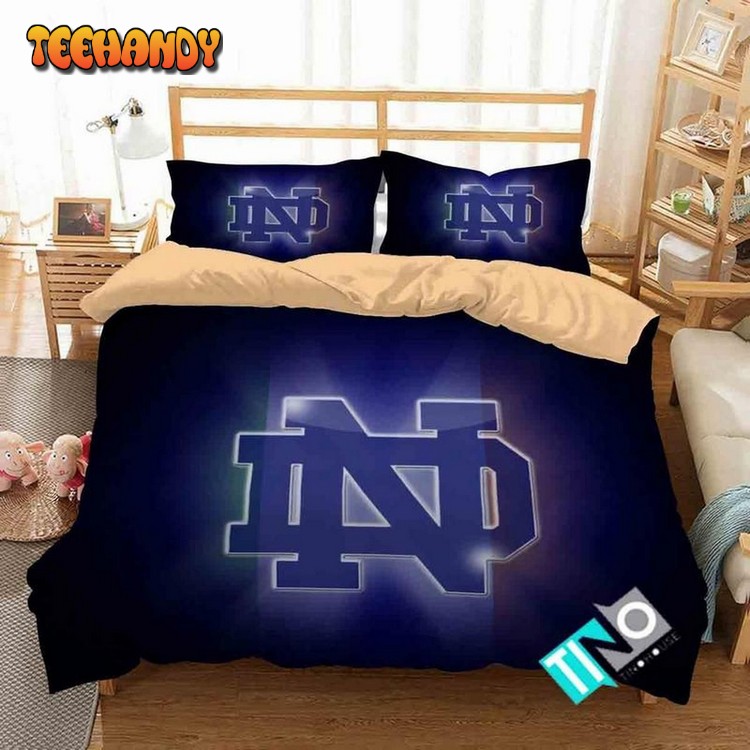 Ncaa Notre Dame Fighting Irish 2 Logo V 3d Bedding Sets